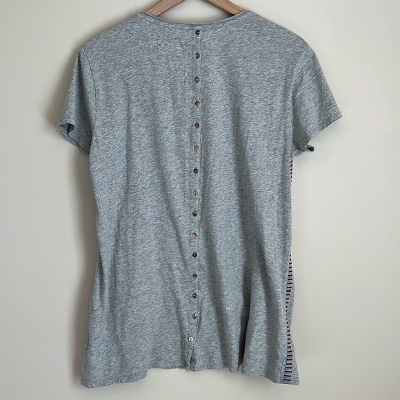 Johnny Was Embroidered Tee Tunic Size Medium - Picture 4 of 8